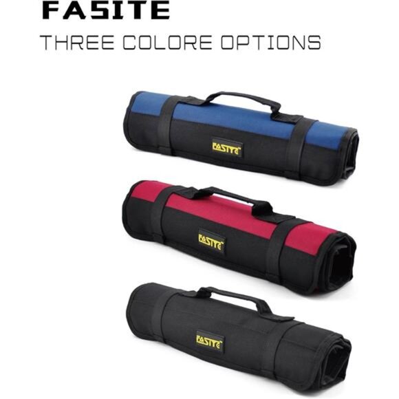 Tool Roll Organizer - 35 Pockets Roll Up Bag Wrench/Pliers Pouch for Craftwork - Picture 2 of 7